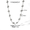 Titanium Steel Jewelry Conch Sea Star Necklace With Heart Shape And Animal Zodiac Pattern Electroplated Light Luxury Niche Design Neck Chain No Fade