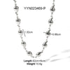 Titanium Steel Jewelry Conch Sea Star Necklace With Heart Shape And Animal Zodiac Pattern Electroplated Light Luxury Niche Design Neck Chain No Fade