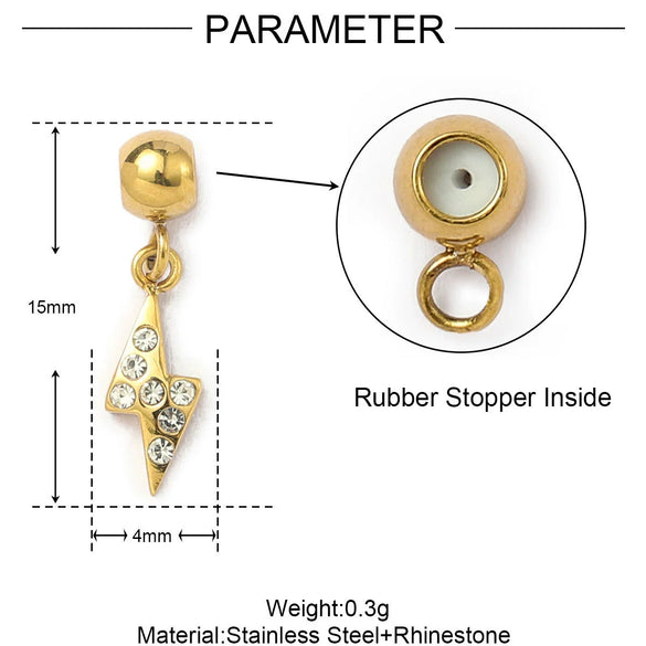 Titanium Steel Jewelry Dripping Oil Love Flower Pendant With Cherry Pattern