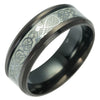 Titanium Steel Jewelry Electroplated Night Light Dragon Ring With Letters Numbers Text For Unisex
