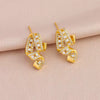 Titanium Steel Jewelry For Women With Zircon Gemstone Pendant Electroplated O Word Chain Simple Design