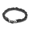 Titanium Steel Jewelry 18K Gold Twocolor Twist Chain Unisex Stainless Steel Bracelet Bracelet  Sales