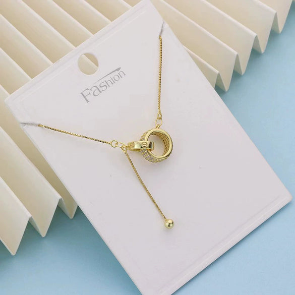 Titanium Steel Jewelry Pendant Bracelet Necklace Ear Clip Accessories With Four Leaf Clover Butterfly Geometric Pattern Electroplated For Women