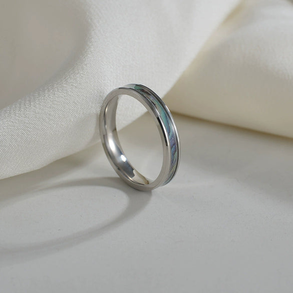 Titanium Steel Jewelry Seiko Natural Style Couple Ring Bracelet