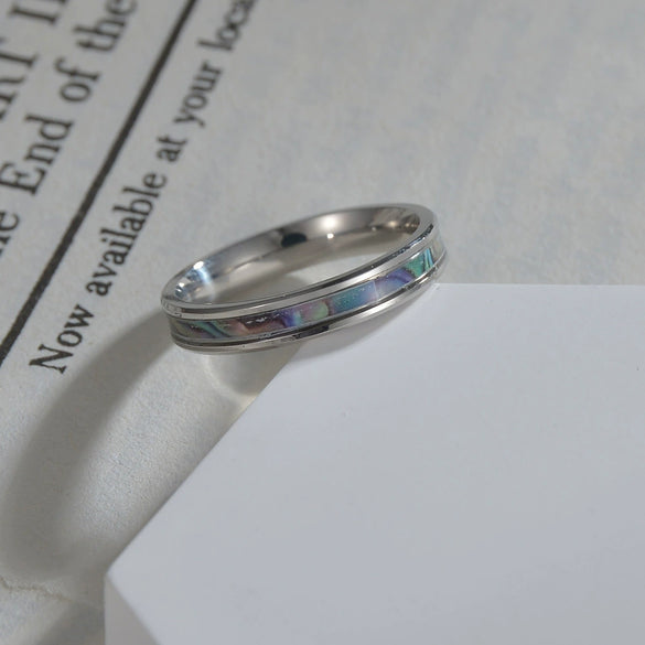 Titanium Steel Jewelry Seiko Natural Style Couple Ring Bracelet