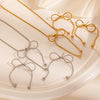 Titanium Steel Jewelry Set With Bowknot Tassel Round Bead Design And Electroplating For Women