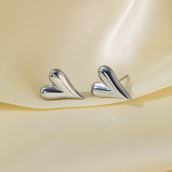 Titanium Steel Jewelry Set With Love Water Drops Bells Pattern Electroplated For Women