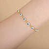 Titanium Steel Jewelry Set With Oil Drop Stitching Electroplated For Women