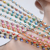 Titanium Steel Jewelry Set With Oil Drop Stitching Electroplated For Women