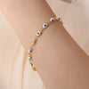 Titanium Steel Jewelry Set With Oil Drop Stitching Electroplated For Women