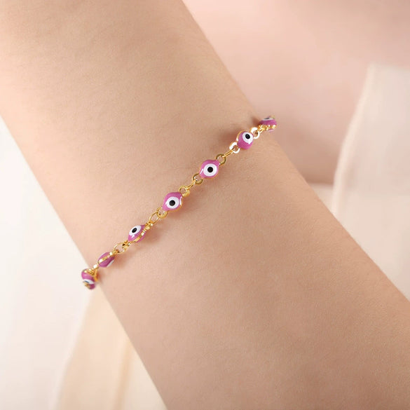Titanium Steel Jewelry Set With Oil Drop Stitching Electroplated For Women