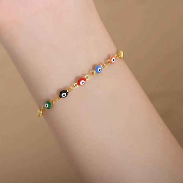 Titanium Steel Jewelry Set With Oil Drop Stitching Electroplated For Women