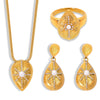 316L Stainless Steel Jewelry With Love Bell Water Drop Pattern French Retro Style Electroplated
