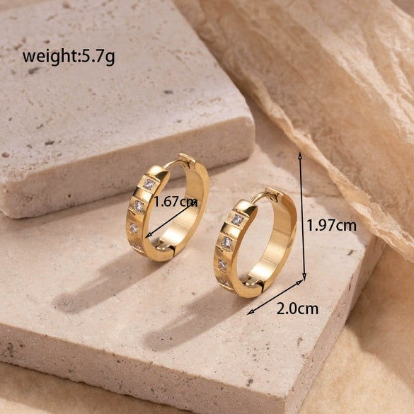 Titanium Steel Jewelry With Love Heart Water Drop Bell Shapes Electroplated Design