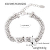 316L Stainless Steel Jewelry With Spirit Snake Design Double Layer Chain Electroplated Style For Unisex