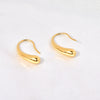 Titanium Steel 18K Gold Electroplated Geometric Drop Earrings For Women