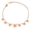 316L Stainless Steel 18K Gold Plated Flower Daisy Women's Bracelet With Electroplating Design