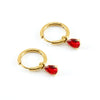 316L Stainless Steel 18K Gold Plated Square Geometric Drop Shape Earrings For Women