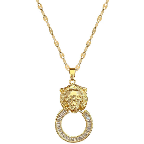 Titanium Steel Leopard Zircon Microinlaid Women's Jewelry Set With Geometric Style And Electroplating Process