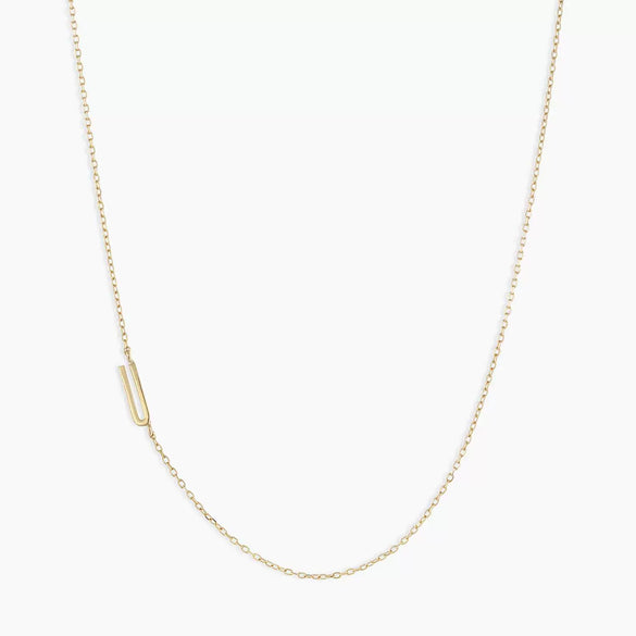 Titanium Steel Letter Geometric Ochain Necklace For Women