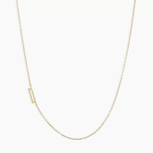 Titanium Steel Letter Geometric Ochain Necklace For Women