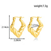 Titanium Steel Light Luxury Butterfly Flower Geometric Tassel Earrings With Electroplating