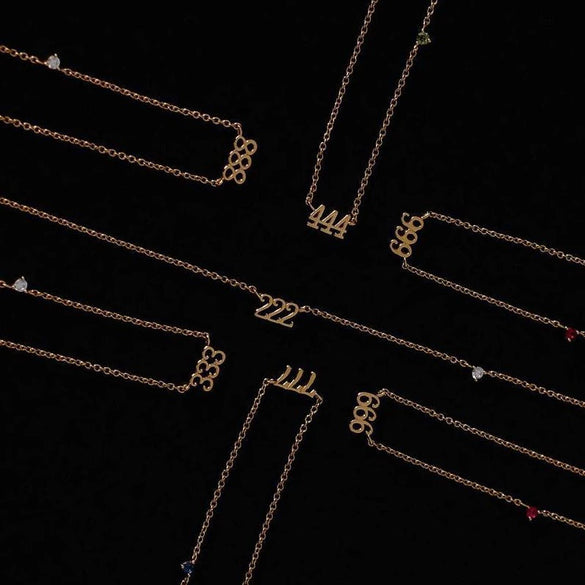 Titanium Steel Light Luxury Letters Numbers Text Electroplated Pendant Necklace For Women