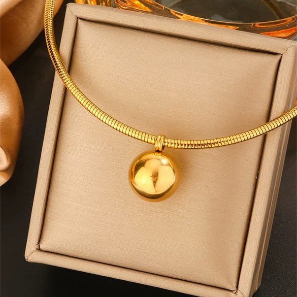 Titanium Steel Light Luxury Women's Necklace With Electroplating Design Constellation Heart Fruit And Various Shapes Pendant And Conventional Chain