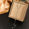 Titanium Steel Light Luxury Women's Necklace With Electroplating Design Constellation Heart Fruit And Various Shapes Pendant And Conventional Chain