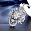 Titanium Steel Lion Head Pendant Casting Men's Jewelry