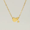 316L Stainless Steel Love Letter Necklace With English Letter Pendant And Cross Chain