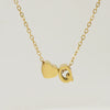 316L Stainless Steel Love Letter Necklace With English Letter Pendant And Cross Chain