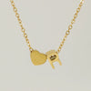 316L Stainless Steel Love Letter Necklace With English Letter Pendant And Cross Chain