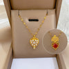 Titanium Steel Love Magic Box Zircon Necklace With Geometric And Cartoon Design And Diamond Styling