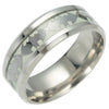 Titanium Steel Luminous Bat Geometric Unisex Ring Electroplated Jewelry