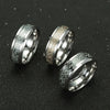 Titanium Steel Luminous Dragon Pattern Ring Electroplating Jewelry Unisex