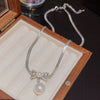 Titanium Steel Mermaid Tail Pendant Necklace For Women Fashion Inlaid Zircon Cross Chain Animals Zodiac Style