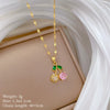 Titanium Steel Microinlaid Real Gold Jewelry With Geometric Pattern And Cartoon Style