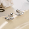 Titanium Steel Micropaved Zircon Saturn Cartilage Piercing Ear Bone Nail For Women Fashion Design