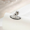 Titanium Steel Micropaved Zircon Saturn Cartilage Piercing Ear Bone Nail For Women Fashion Design