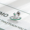 Titanium Steel Micropaved Zircon Saturn Cartilage Piercing Ear Bone Nail For Women Fashion Design