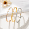 Titanium Steel Minimalist Polishing Women's Dot Diamond Bracelet