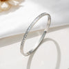Titanium Steel Minimalist Polishing Women's Dot Diamond Bracelet
