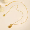 316L Stainless Steel Money Bag Pendant Necklace Electroplated Fashion Women's Light Luxury Highend Clavicle Chain