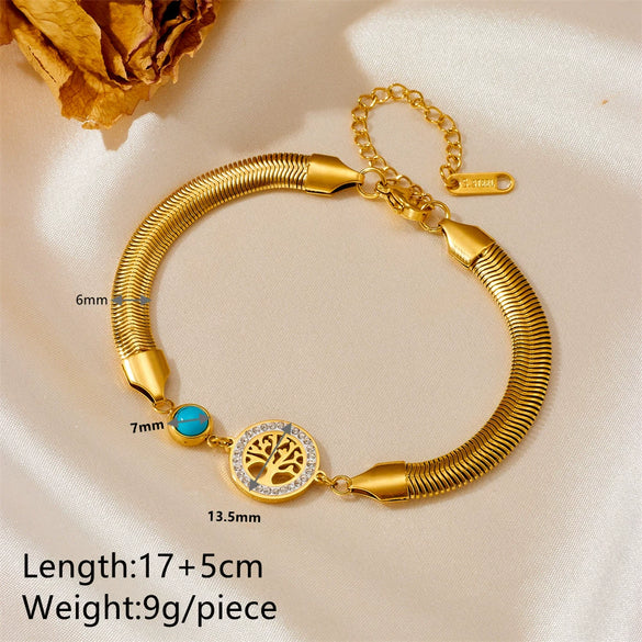 Titanium Steel Natural Style Frosted Butterfly Peach Heart Electroplated Bracelet For Women