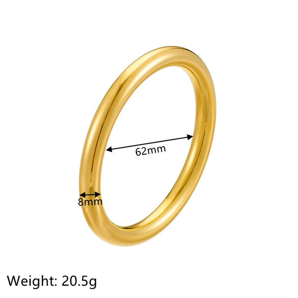 Titanium Steel Natural Style Hollow Bracelet With Electroplating And Hb Pattern