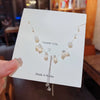 Titanium Steel Necklace Light Luxury Geometric Shell Pendant Fashion Accessories