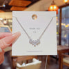 Titanium Steel Necklace Light Luxury Geometric Shell Pendant Fashion Accessories