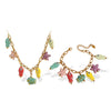 316L Stainless Steel Ocean Theme Fashion Casual Necklace And Bracelet With Electroplating For Women