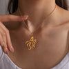 316L Stainless Steel Octopus And Jellyfish Pendant Earrings And Necklace Set For Women Fashion Style With Electroplating